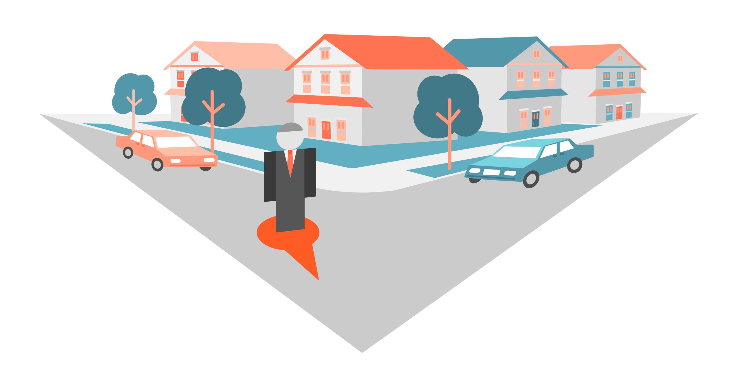 航空写真で周辺チェック